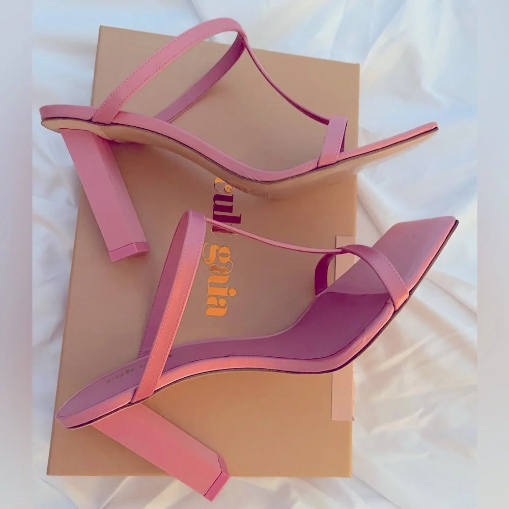 Cult Gaia Piper Grosgrain Mules